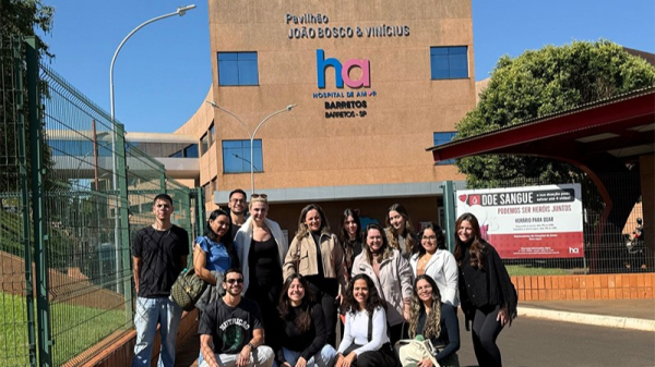Estudantes do curso de nutricao da FAI em Barretos (Acervo Pessoal).