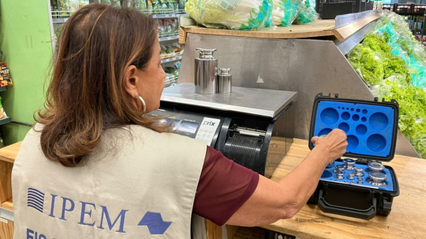 Na operacao, 685 balan?as foram verificadas em 13 cidades de SP (Cedida/Ipem-SP).