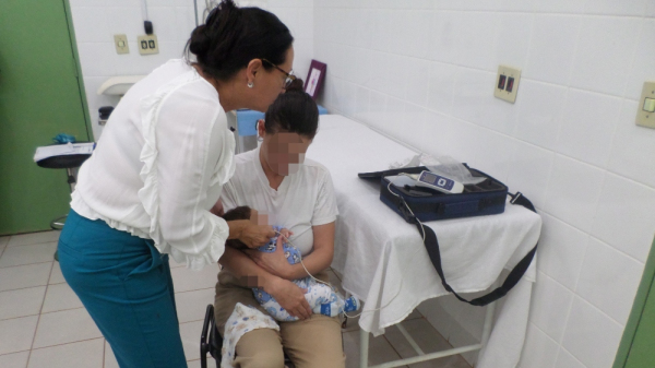 Exame e aplicado em bebes de 1 a 5 meses de vida (Cedida/Croeste-SAP).