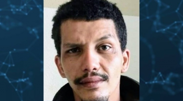 Hugo Nascimento Alves, de 25 anos, foi preso no dia 7 de junho após confessar ter matado a mãe, por estrangulamento (Reprodução)