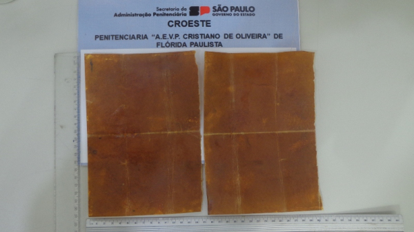 Droga sint?tica foi encontrada com m?e de detento, durante revista, quando pretendia visitar o filho preso na penitenci?ria de Fl?rida Paulista (Croeste/SAP).