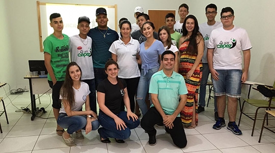 Estudantes de medicina da Unifai que integram a Liga Acadêmica Médica de Psiquiatria realizaram palestras na Instituição Capaz (Fotos: Da Assessoria).