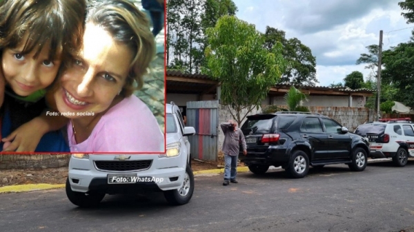 Corpos de mãe e filha, desaparecidas desde o final do ano passado, foram encontrados enterrados no quintal da casa onde moravam, em Pompéia (Reprodução/Visão Notícias).