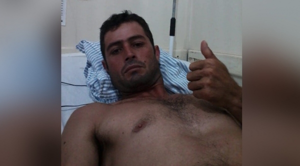 Jeberson Rodrigo Jardim, negativo para Covid-19. Primeiro caso suspeito na cidade ganhou repercussão após boataria, quando o paciente gravou vídeo mostrando recuperação (Reprodução).