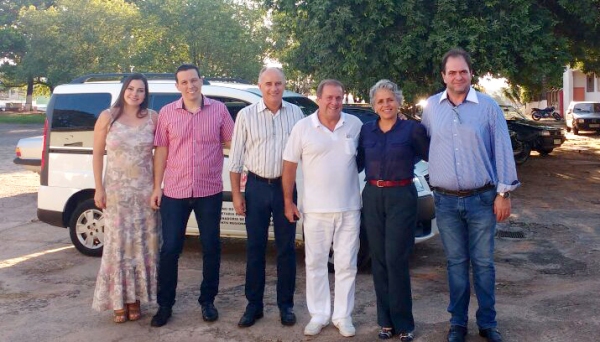 Luís Carlos de Paula e Silva, diretor da DRS de Marília, é recebido em Adamantina no PAI Nosso Lar (Foto: Cedida).