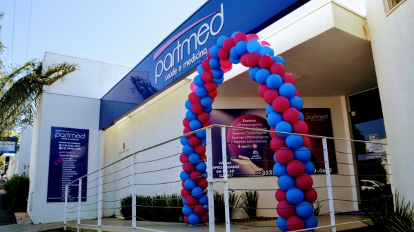 Partmed Adamantina faz três anos. Clínica fica na Alameda Dr. Armando de Salles Oliveira, 276, centro (Foto: Siga Mais).