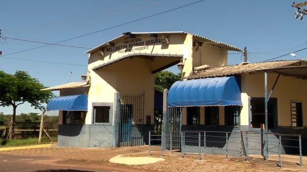 Penitenciária Wellington Rodrigo Segura, no distrito de Montalvão, em Presidente Prudente, onde ocorreu o crime (Imagem: TV Fronteira).