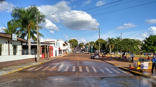 Trânsito foi reaberto na tarde desta terça-feira (28) na Alameda Padre Nóbrega (Foto: Da Assessoria).