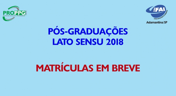 UniFAI abre inscrições para cursos de Pós-Graduação na próxima semana