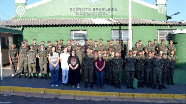 Atividades com o curso de psicologia  (Cedida/TG).
