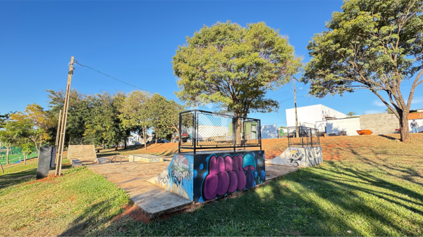 Pista de skate no Parque dos Pioneiros, local do evento (Siga Mais).