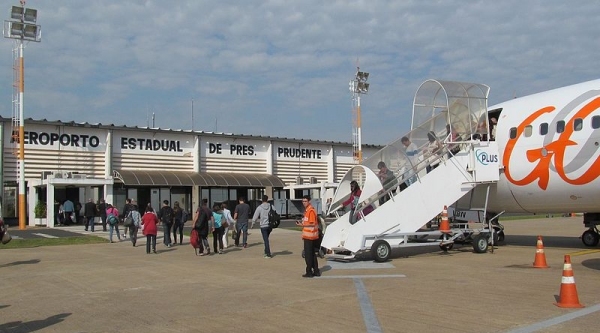 Aeroporto estadual de Presidente Prudente está incluso no pacote de concessões (Foto: Wcapelli/Wikimedia).