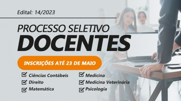 Com taxa de R$ 200, inscrições estão disponíveis até 23 de maio em unifai.com.br/concursos (Agência DCOM).