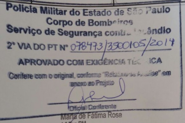 Prefeitura assegura que obras estão em linha com o projeto técnico aprovado pelos Bombeiros (Imagem: Cedida).