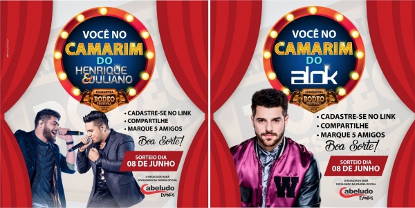 Promoções levam fãs para camarins de Alok e Henrique & Juliano