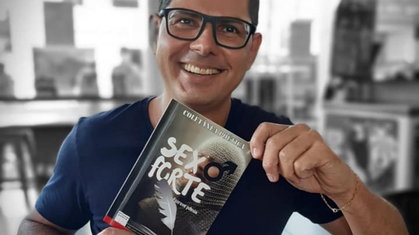 Luis Fernando Pupin tem dois poemas autorais na coletânea Sexo Forte (Divulgação).