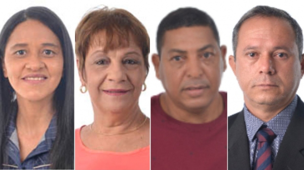 Candidaturas de Raquel Abençoada, Ines Panini Balaio (todos do DEM) e Elias Tavares (PTB) foram indeferidas pela Justiça Eleitoral (Imagens: Divulga Cand).