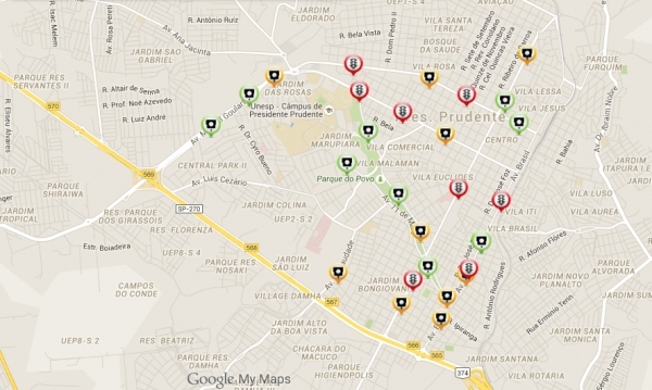 Reprodução: Secretaria Municipal de Assuntos Viários de Presidente Prudente.