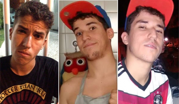 João Vitor Dourado está desaparecido e mãe procura informações sobre o filho (Fotos: Facebook).