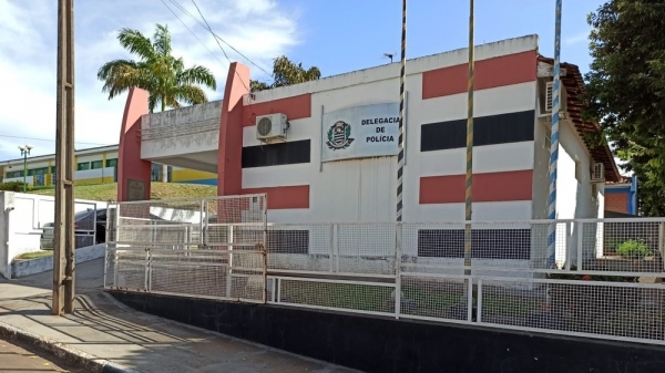 Delegacia da Polícia Civil em Ribeirão dos Índios (Foto: Polícia Civil/Reprodução ? G1).
