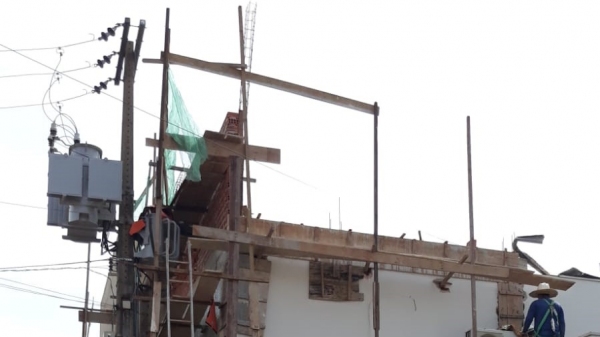 Neste ano foram 24 notificações de riscos de acidentes em obras, na região (Divulgação/Energisa).