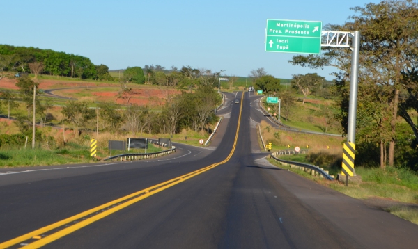 Concessão deve levar à duplicação de 120 km da SP-294, entre Marília e Parapuã, implantação de barreira central e melhoria do acostamento em 100 quilômetros da mesma rodovia entre Parapuã e Paulicéia (Foto: Siga Mais).