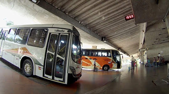 Área de embarque do Terminal Rodoviário de Adamantina (Arquivo/Siga Mais).