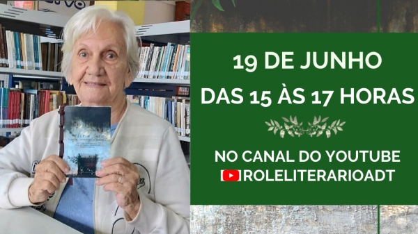 Geni Omim, autora homenageada em Flor de Ser (Arte de Divulgação por Taisa Maria Laviani).