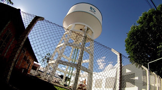 Um dos reservatórios da Sabesp, em Adamantina (Arquivo/Siga Mais).