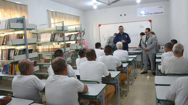 Sala da Liberdade na Penitenciaria de Lucelia (SAP/Ceproeste).