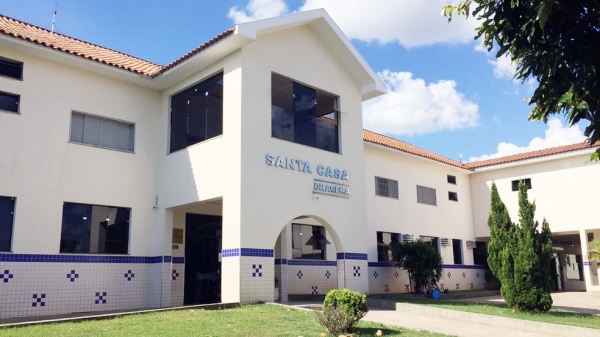 Santa Casa de Dracena (Foto: Claudinei Troiano/TV Fronteira).