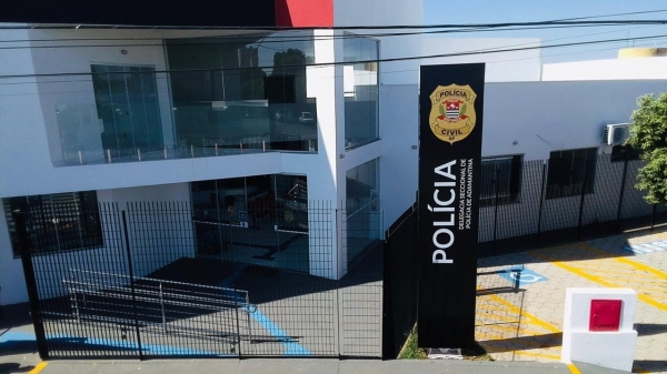 Delegacia Seccional da PolÃcia Civil de Adamantina (Divulgação).