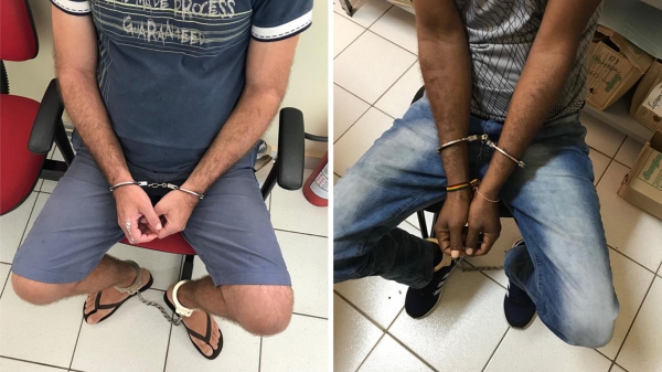 Procurados pela Justiça foram presos pela Polícia Civil de Adamantina (Fotos: Cedidas/Polícia Civil).