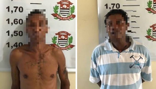 Assaltantes foram presos em Mariápolis, mediante mandado judicial expedido pelo Poder Judiciário da Comarca de Adamantina, ficando recolhidos na cadeia de Adamantina (Foto: Reprodução/DIG/Adamantina).