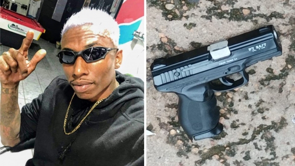 Conhecido por Pixote, homem portava simulacro de arma de fogo, que apontou aos policias (Reprodução).