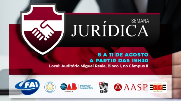 Evento se dá em parceria com a OAB-SP Subseção Adamantina, AASP e ESMP (Agência DCOM).