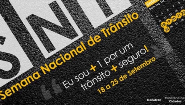 Prefeitura e PM promovem atividades da Semana Nacional do Trânsito
