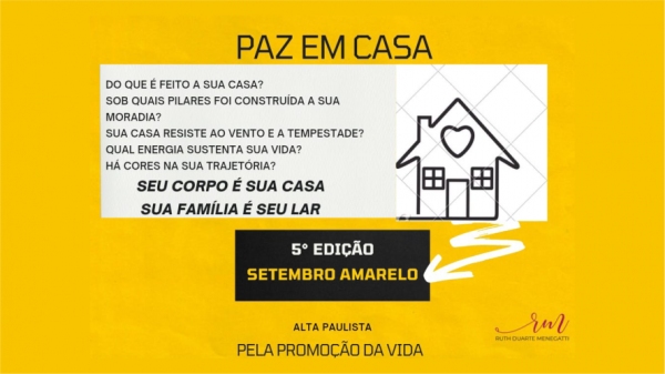 Tema deste ano aborda a relação casa, lar e seus moradores, e o desavio em promover a paz no ambiente doméstico (Divulgação).