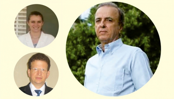 A médica psiquiatra Michelle Medeiros Lima Salione, o promotor de justiça Mário Coimbra e o diretor do Hospital de Câncer de Barretos, Henrique Prata Duarte, realizam palestra neste mês de setembro, em Adamantina (Imagem: Reprodução).