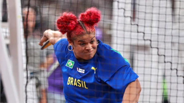 Izabela na competicao, neste domingo (Foto: Fernanda Paradizo - CBAt | @fparadizo).