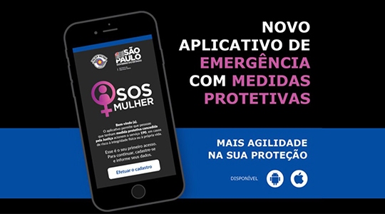 Aplicativo vai agilizar socorro a mulheres sob medida protetiva em SP