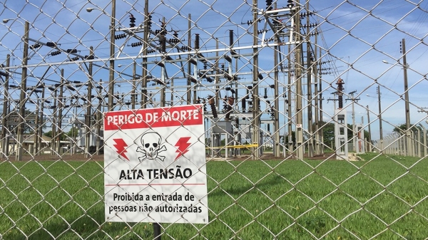Subestação da Energisa em Adamantina (Foto: Siga Mais)