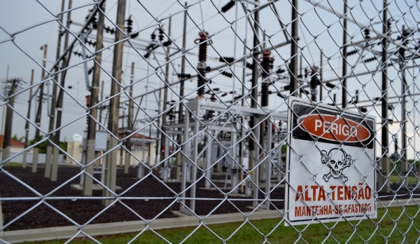 Subestação da Energisa em Adamantina (Foto: Acácio Rocha).
