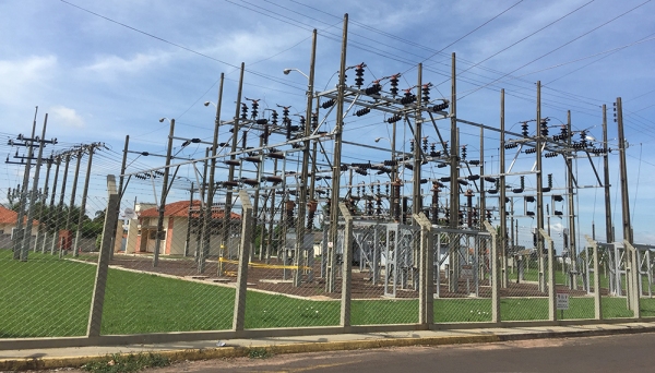 Subestação da Energisa, em Adamantina (Foto: Siga Mais).