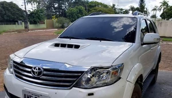 Veículo foi roubado em Osvaldo Cruz, dia 15 de janeiro, e recuperado no Paraná (Imagem: Portal da Cidade Umuarama).