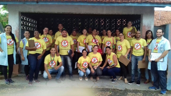 Ação reforça combate aos criadouros do mosquito Aedes aegypti. (Foto: Assessoria de Imprensa)