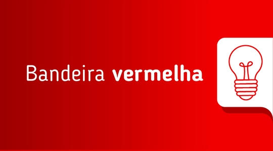 Com a bandeira vermelha, custo extra na energia elétrica será de R$ 4 por cada 100 kWh consumidos (Ilustração).