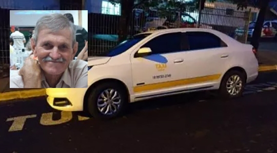 O taxista Salvador Munhoz, de Lucélia, foi morto na noite deste domingo (20), em Osvaldo Cruz, após sofrer latrocínio, que é o roubo seguido de morte (Reprodução: OCNET e Lucélia em Foco).