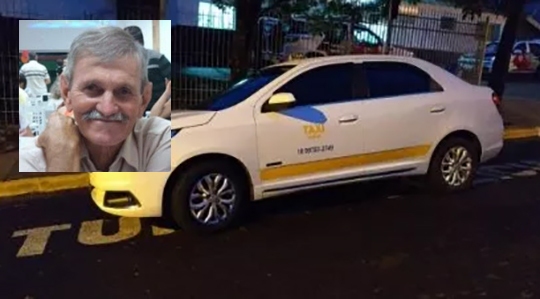 O taxista Salvador Munhoz, de Lucélia, foi morto na noite deste domingo (20), em Osvaldo Cruz, após sofrer latrocÃnio, que é o roubo seguido de morte (Reprodução: OCNET e Lucélia em Foco).