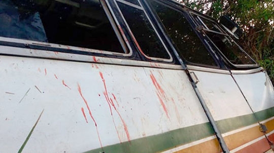 Acidente deixou saldo de 18 pessoas feridas (Fotos: João Mário Trentini).